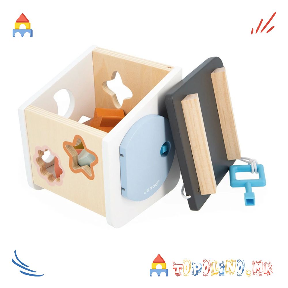 Куќичка за Птици Сортер Sweet Cocoon - Janod - Image 3