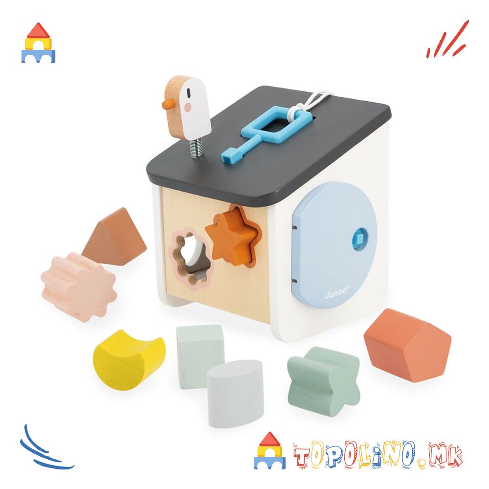 Куќичка за Птици Сортер Sweet Cocoon - Janod - Image 2