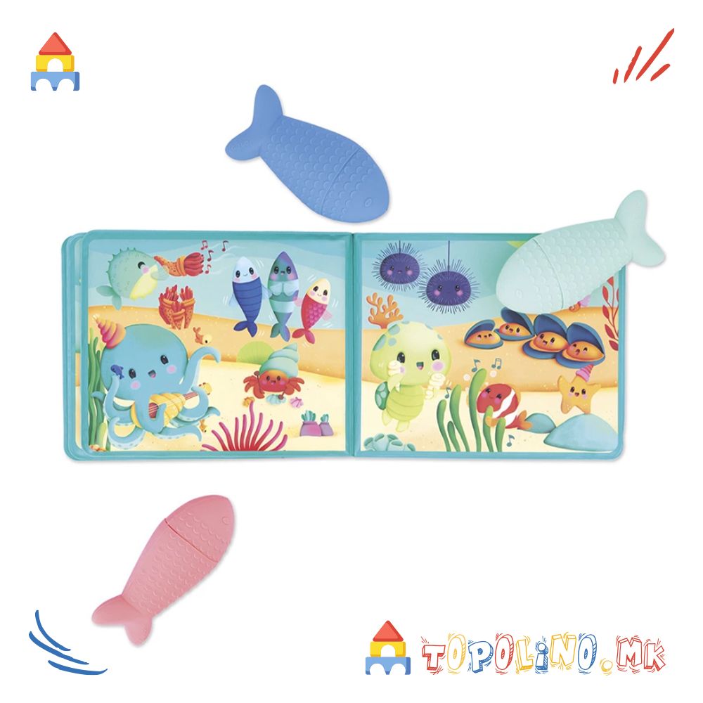 Играчка за Капење Забава Под Вода - Janod - Image 2