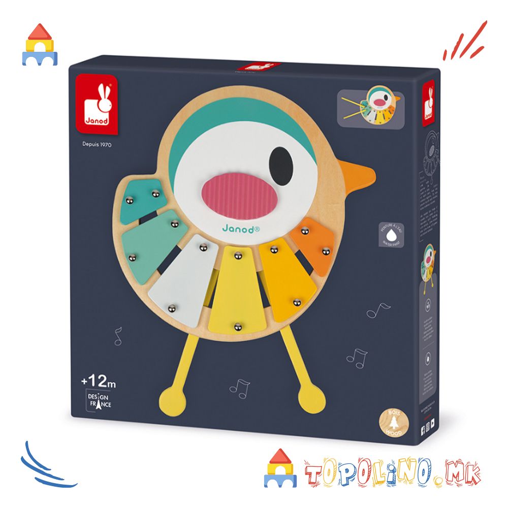 Ксилофон Птица Pure - Janod - Image 6