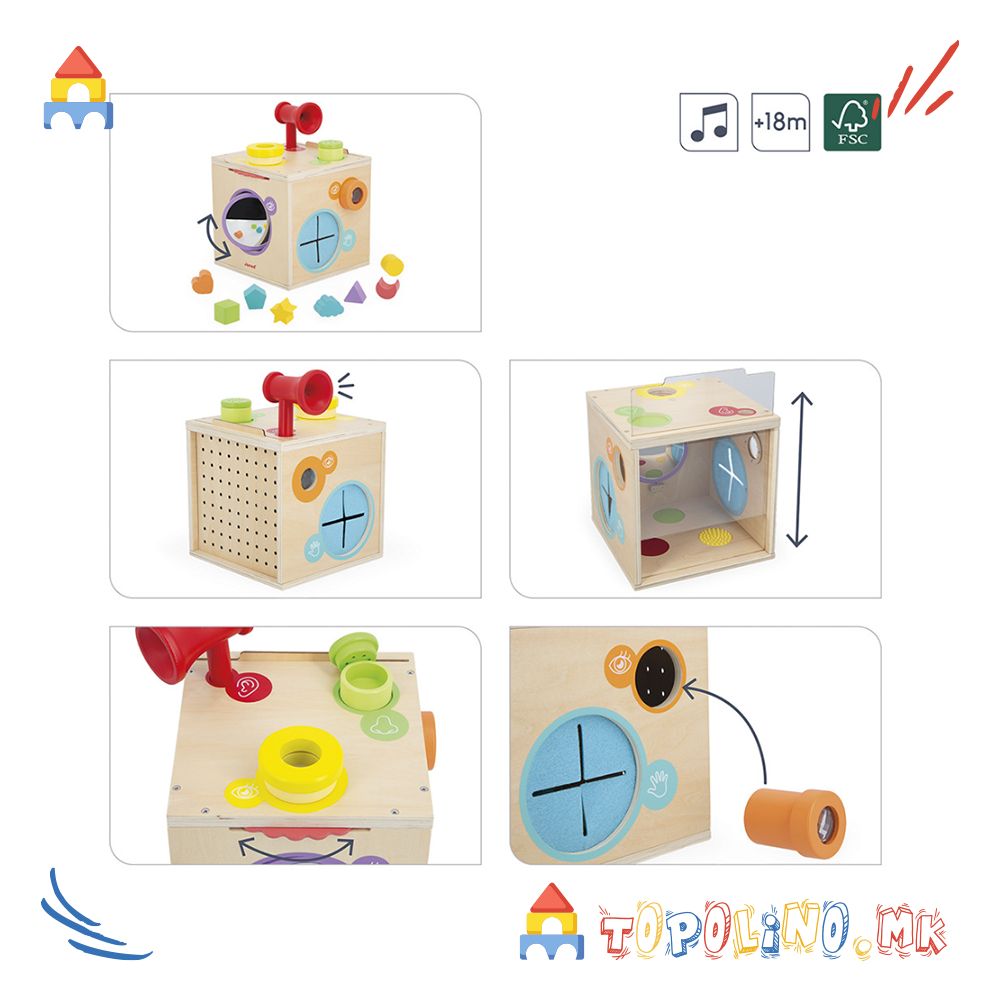 Сензорна Игра Активности за Сетила - Janod - Image 7