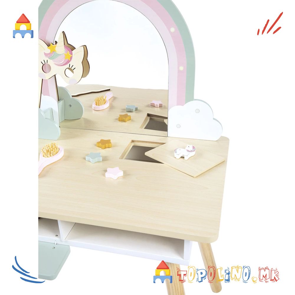 Тоалетна Масичка Unicorn - Janod - Image 5