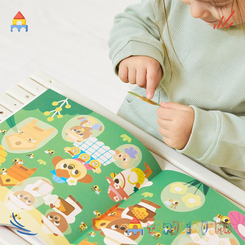 Книга со Стикери Градина - Janod - Image 7