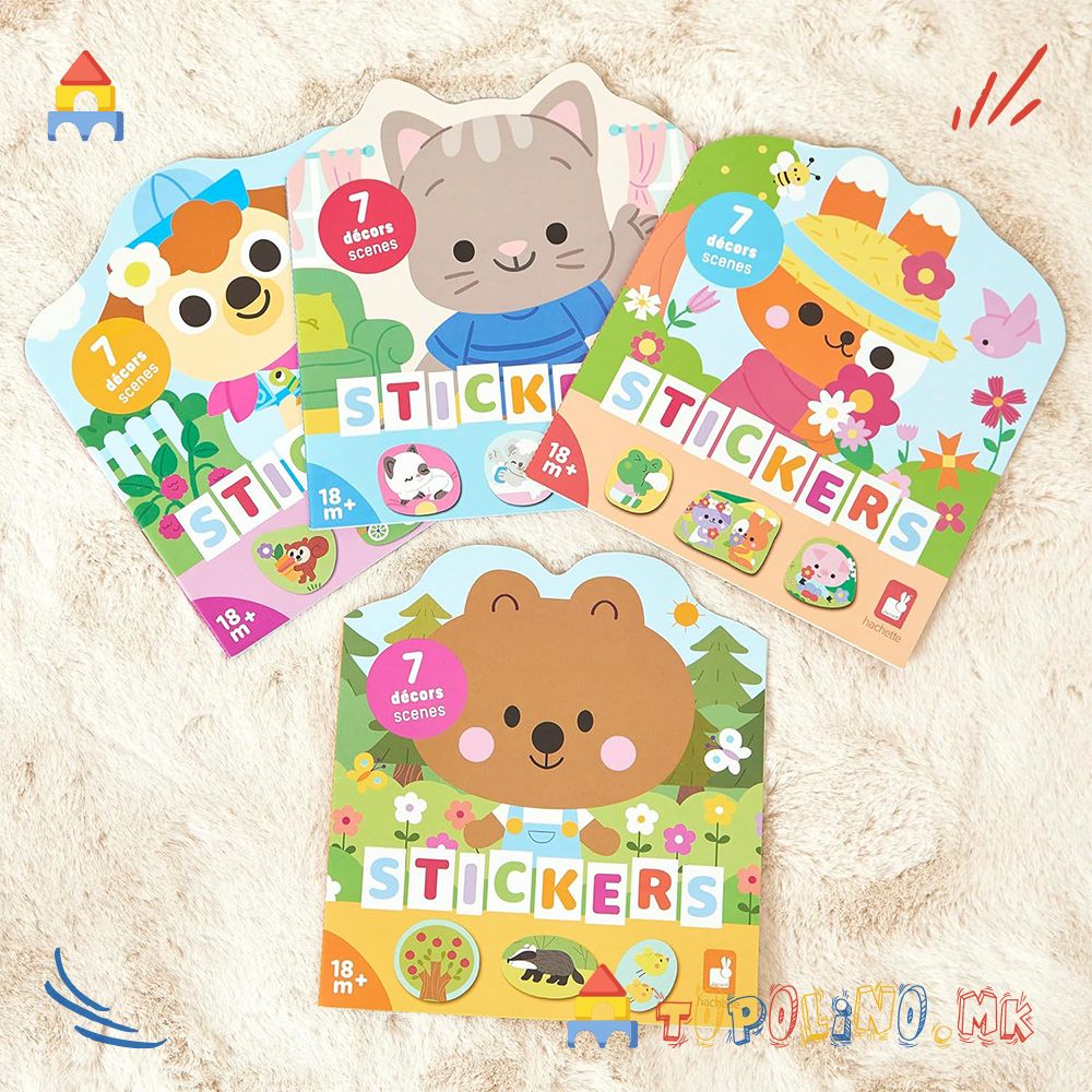 Книга со Стикери Градина - Janod - Image 8