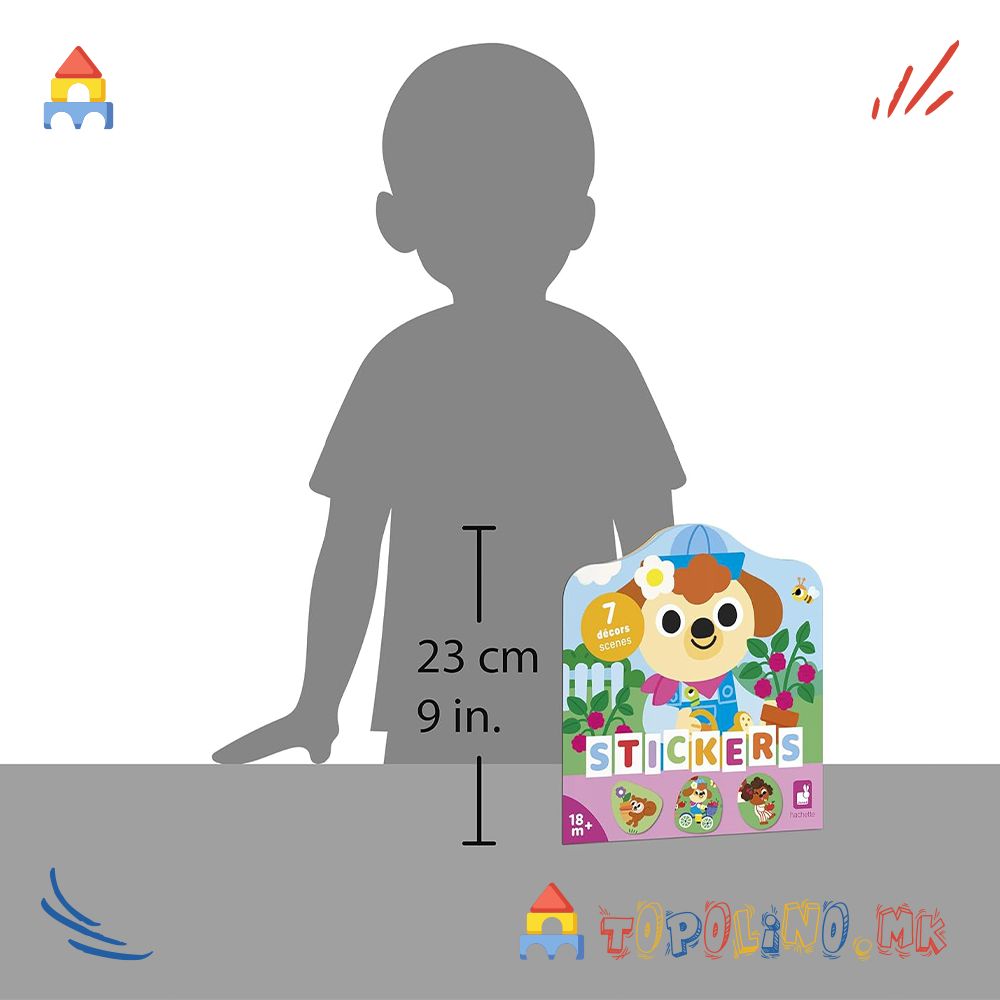 Книга со Стикери Градина - Janod - Image 9