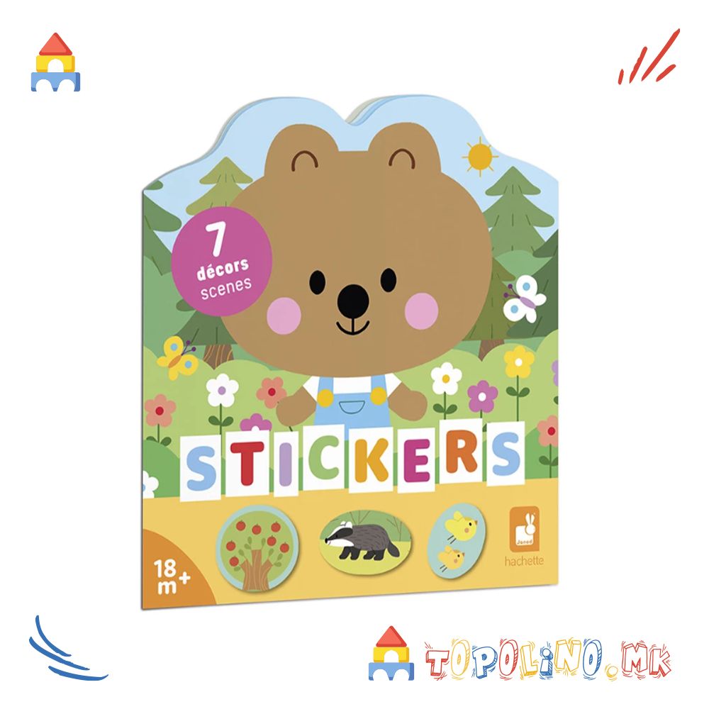 Книга со Стикери Шума - Janod