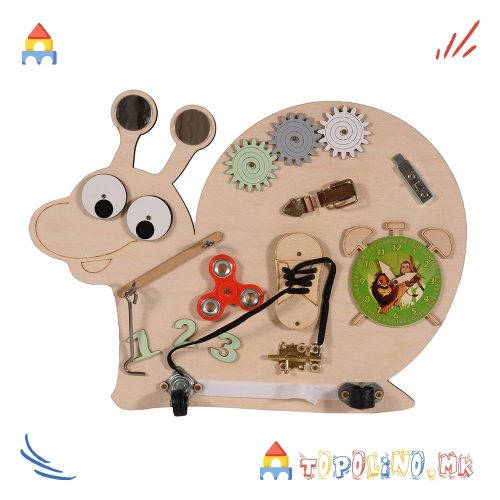 Дрвена Играчка Полжав Montessori - Moni Toys