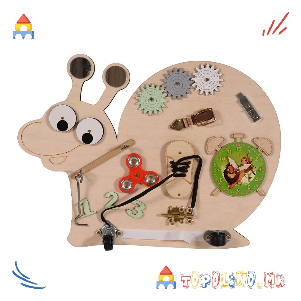 Дрвена Играчка Полжав Montessori - Moni Toys