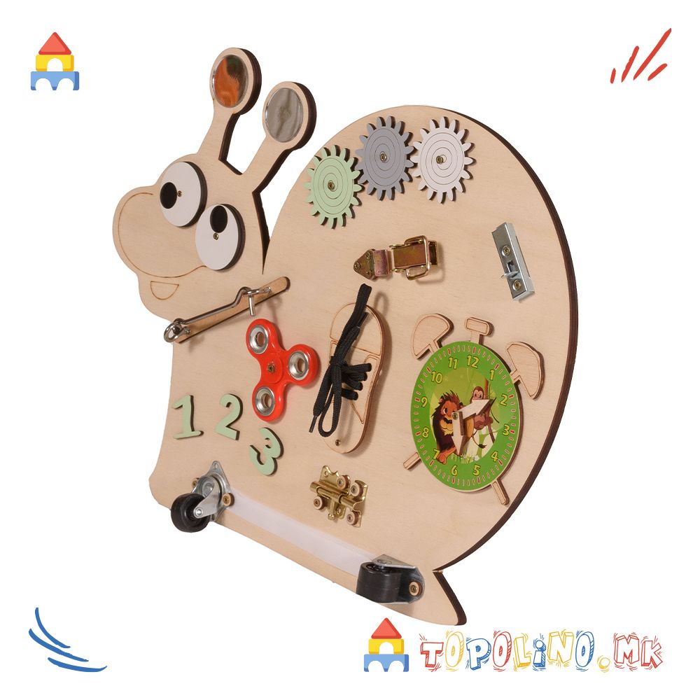 Дрвена Играчка Полжав Montessori - Moni Toys - Image 3