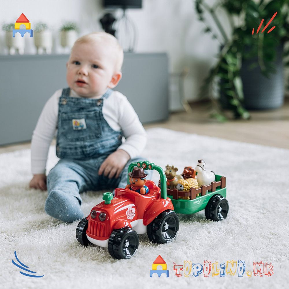 Забавен Трактор со Животни - Free 2 Play