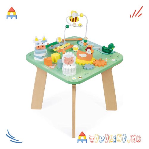 Дрвена Масичка за Игра Ливада - Janod