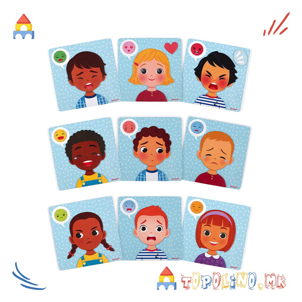 Магнетна Книга Емоции - Janod - Image 2