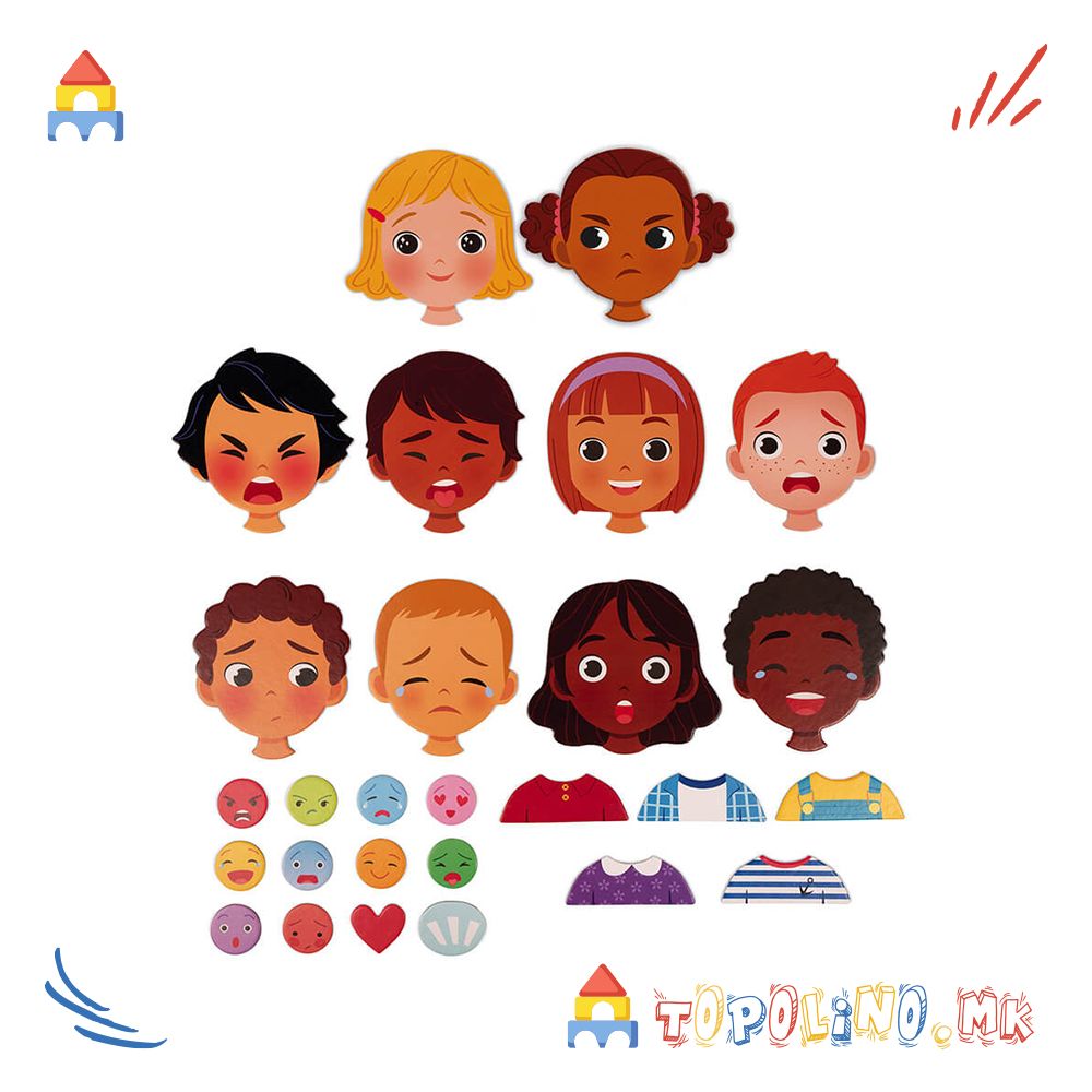 Магнетна Книга Емоции - Janod - Image 5