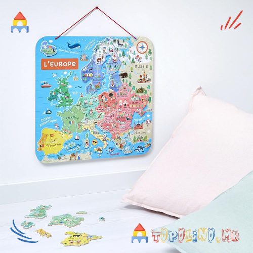 Магнетна Карта на Европа - Janod