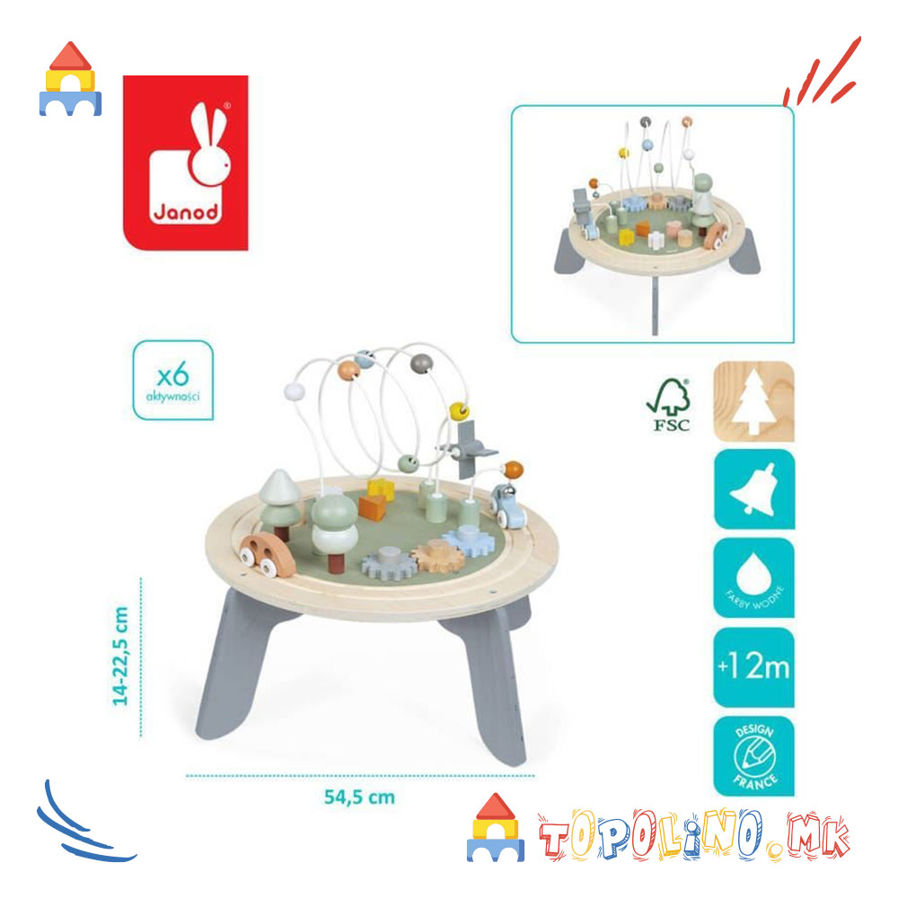 Дрведна Масичка за Игра Sweet Cocoon - Janod - Image 2