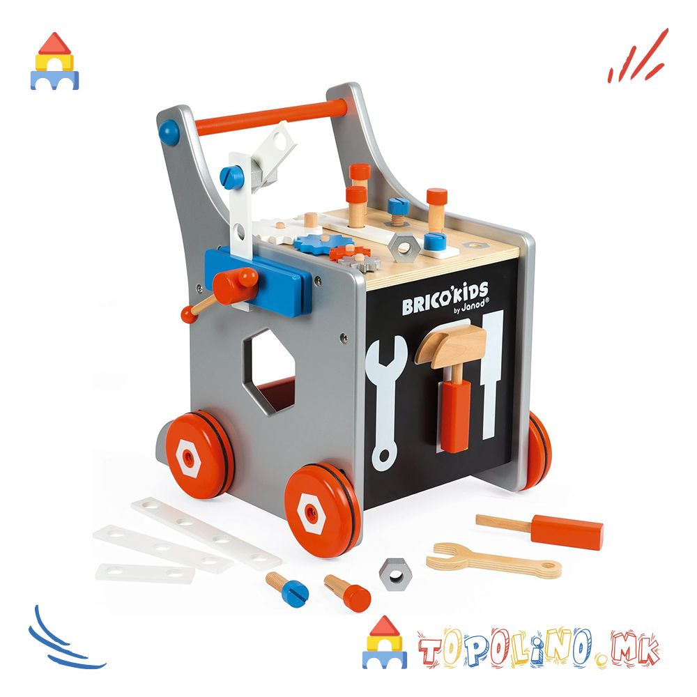 Работилница Магнетна Количка - Janod - Image 2