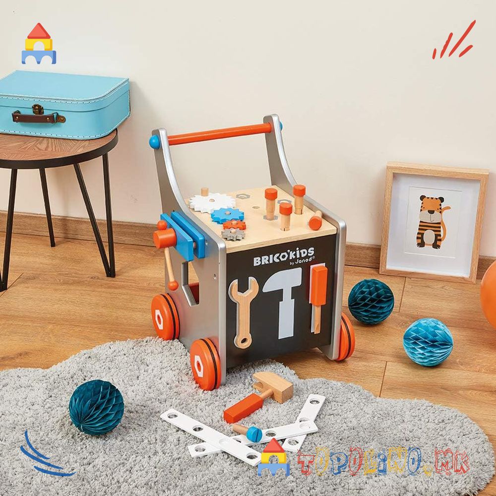 Работилница Магнетна Количка - Janod