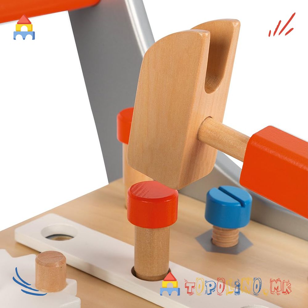 Работилница Магнетна Количка - Janod - Image 5