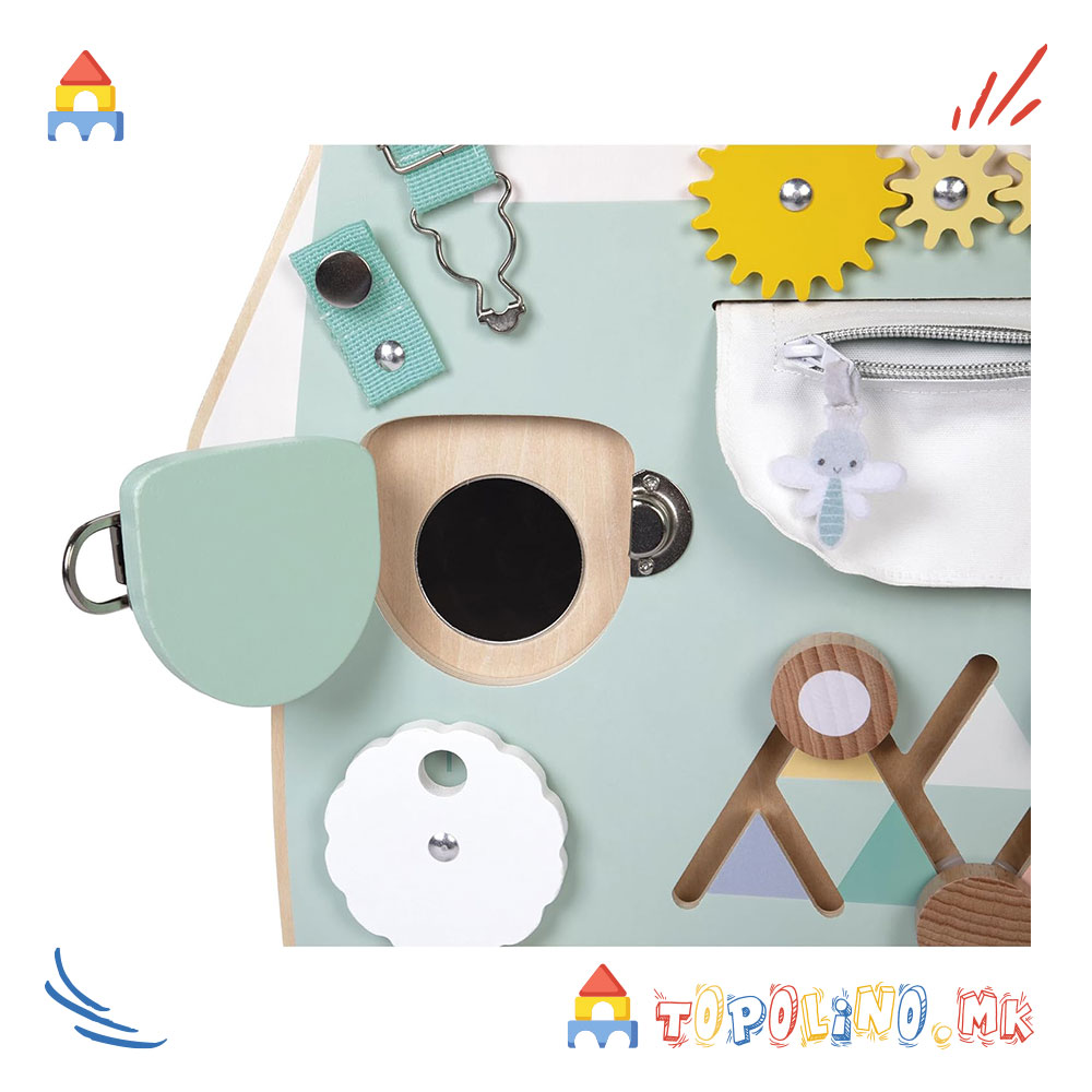 Табла со Активности Бело Мече - Janod - Image 4