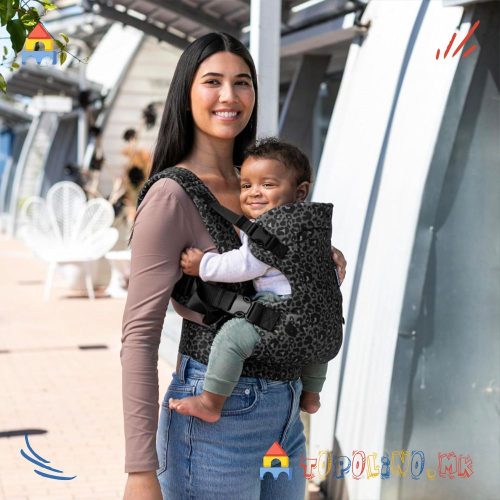 Кенгур Flip 4 во 1 Leopard Black – Infantino