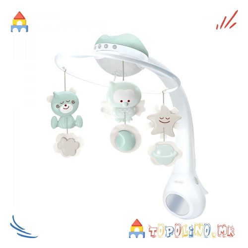 Музичка Вртелешка 3 во 1 Тиркиз - Infantino