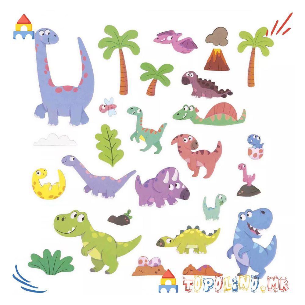 Магнетна Приказна Диносауруси – Janod - Image 7