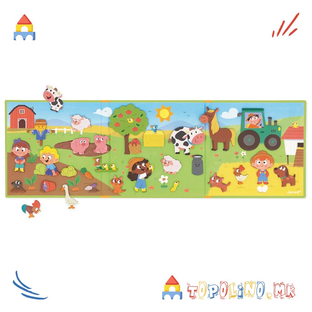 Магнетна Приказна Фарма – Janod - Image 3