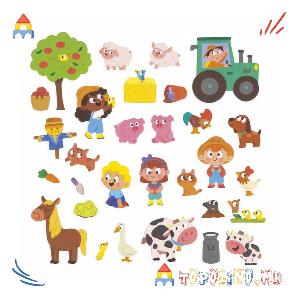 Магнетна Приказна Фарма – Janod - Image 5