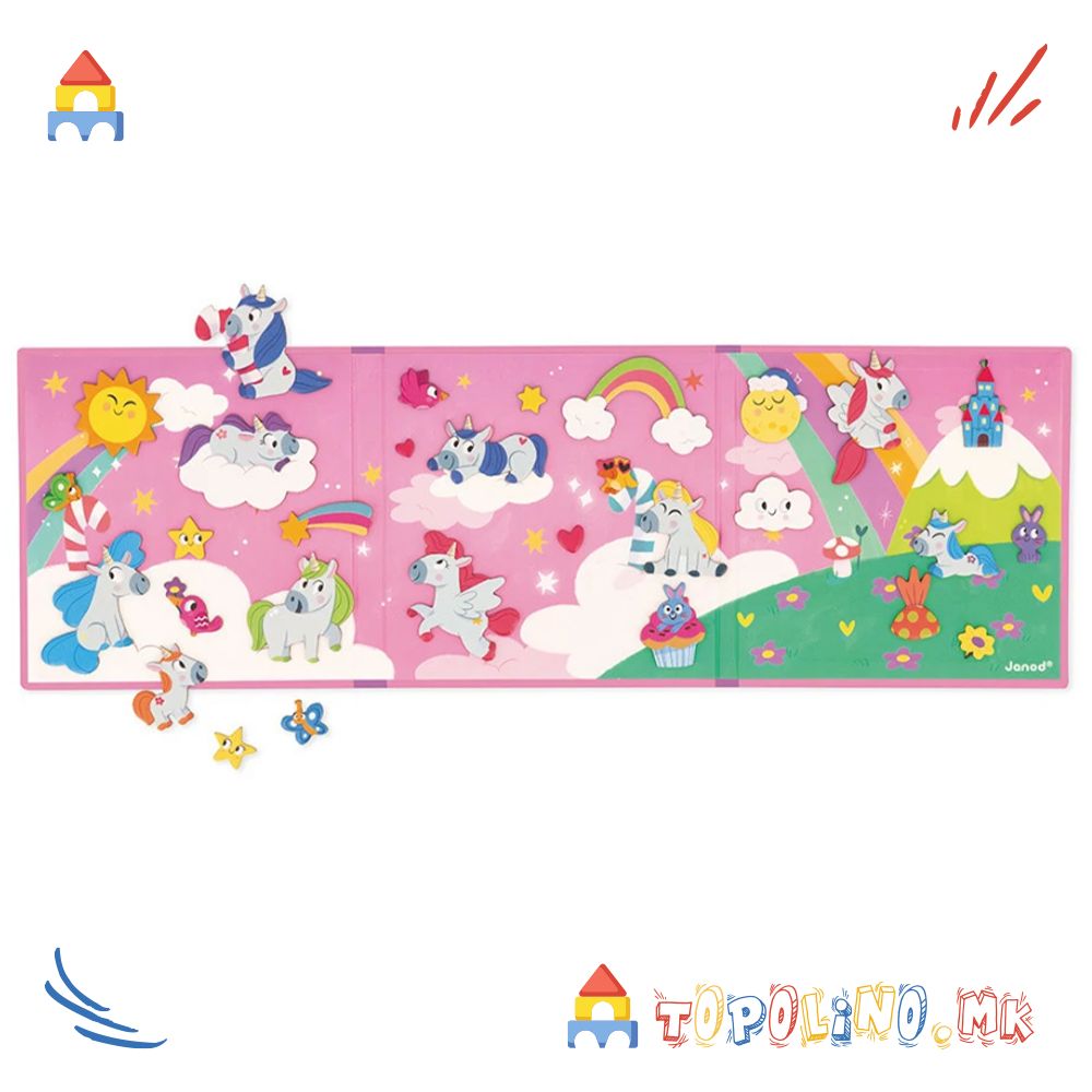 Магнетна Приказна Еднорози – Janod - Image 3