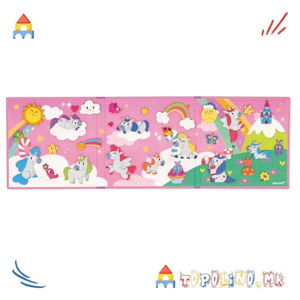 Магнетна Приказна Еднорози – Janod - Image 2