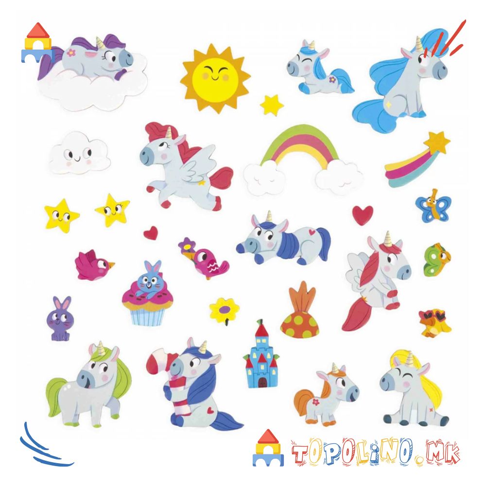 Магнетна Приказна Еднорози – Janod - Image 5