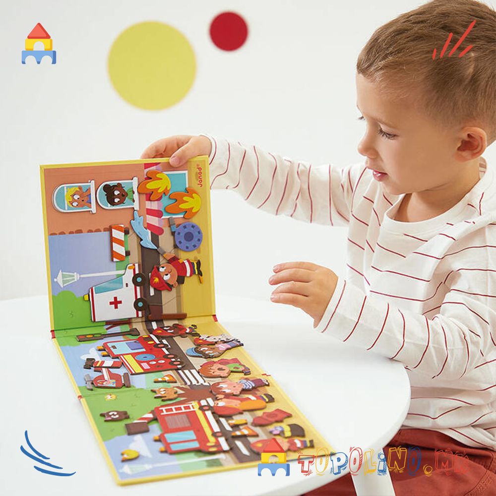 Магнетна Приказна Пожарникари – Janod