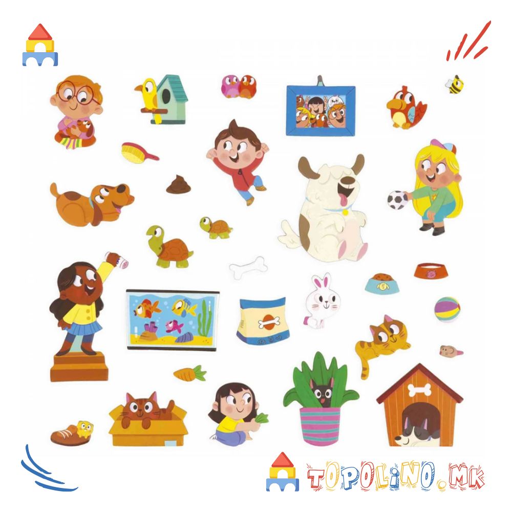 Магнетна Приказна Домашни Животни – Janod - Image 5