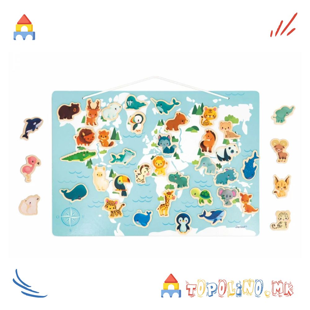Магнетна Табла Мали Животни - Janod - Image 6