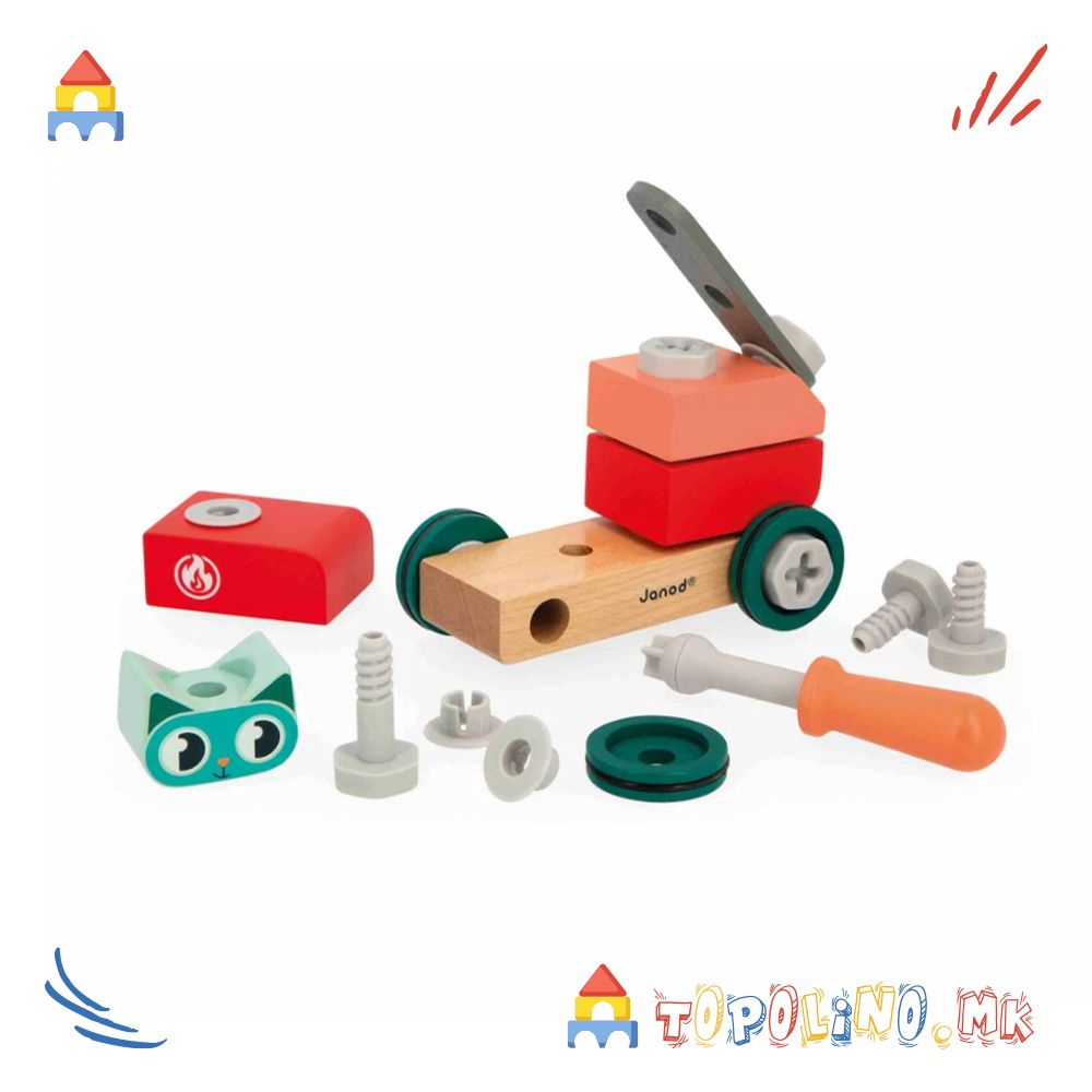 Автомобил Маче Направи Сам Bricokids – Janod - Image 4