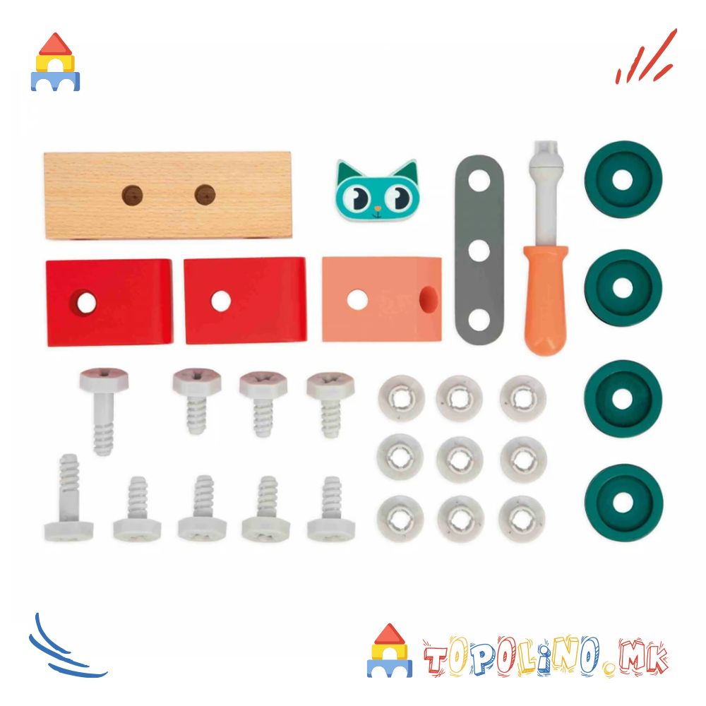 Автомобил Маче Направи Сам Bricokids – Janod - Image 5