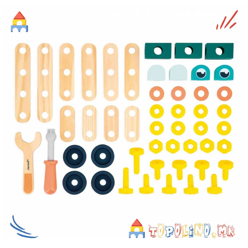 Работилница 50пар. BricoKids - Janod - Image 4