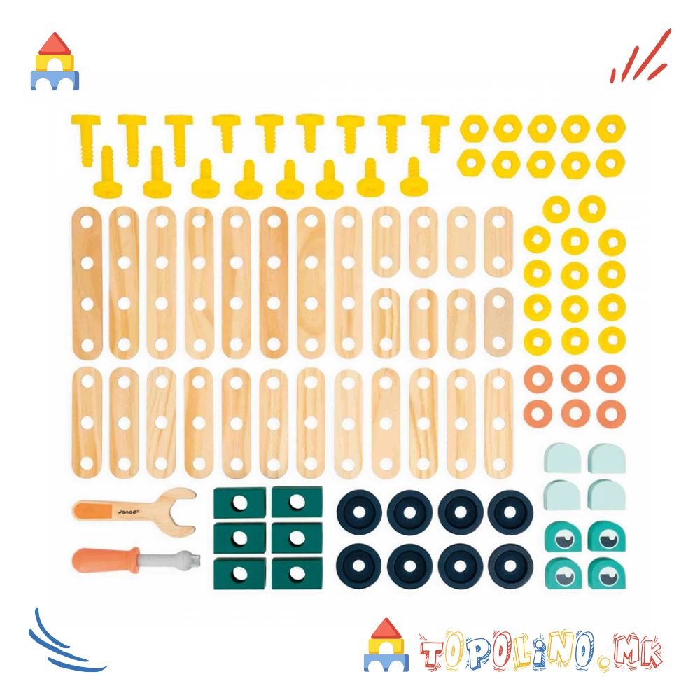 Работилница 100пар. BricoKids – Janod - Image 7