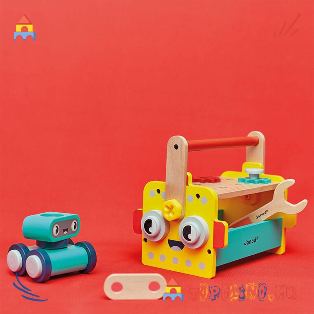 Работилница Робот 30пар. BricoKids - Janod - Image 3