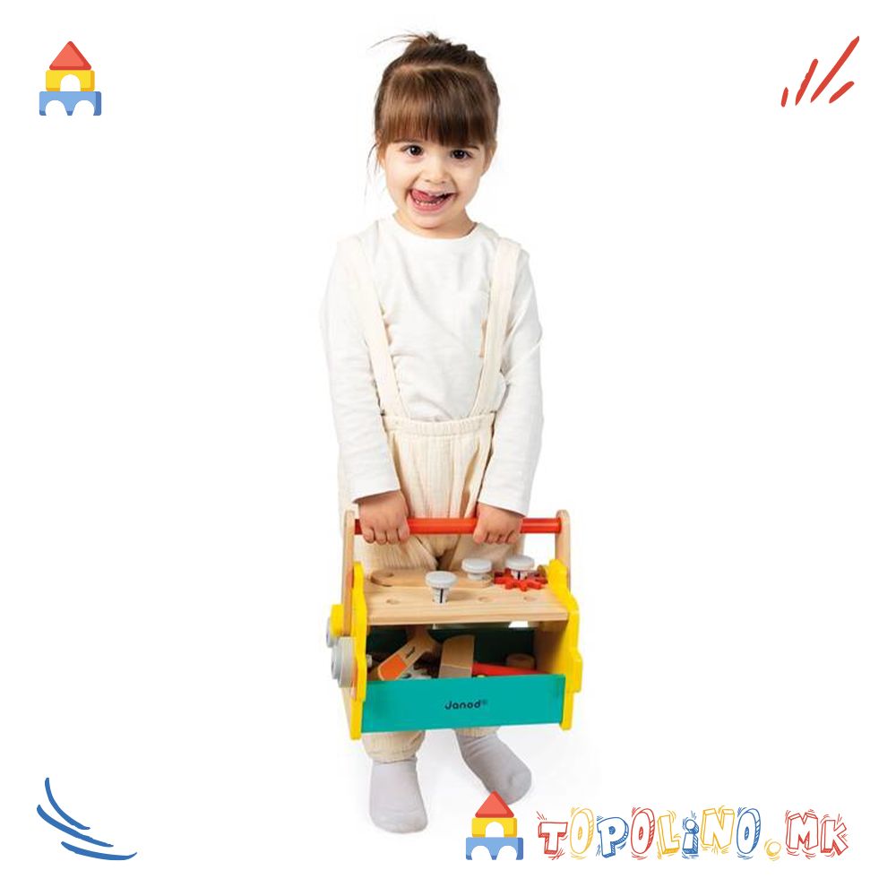 Работилница Робот 30пар. BricoKids - Janod - Image 4