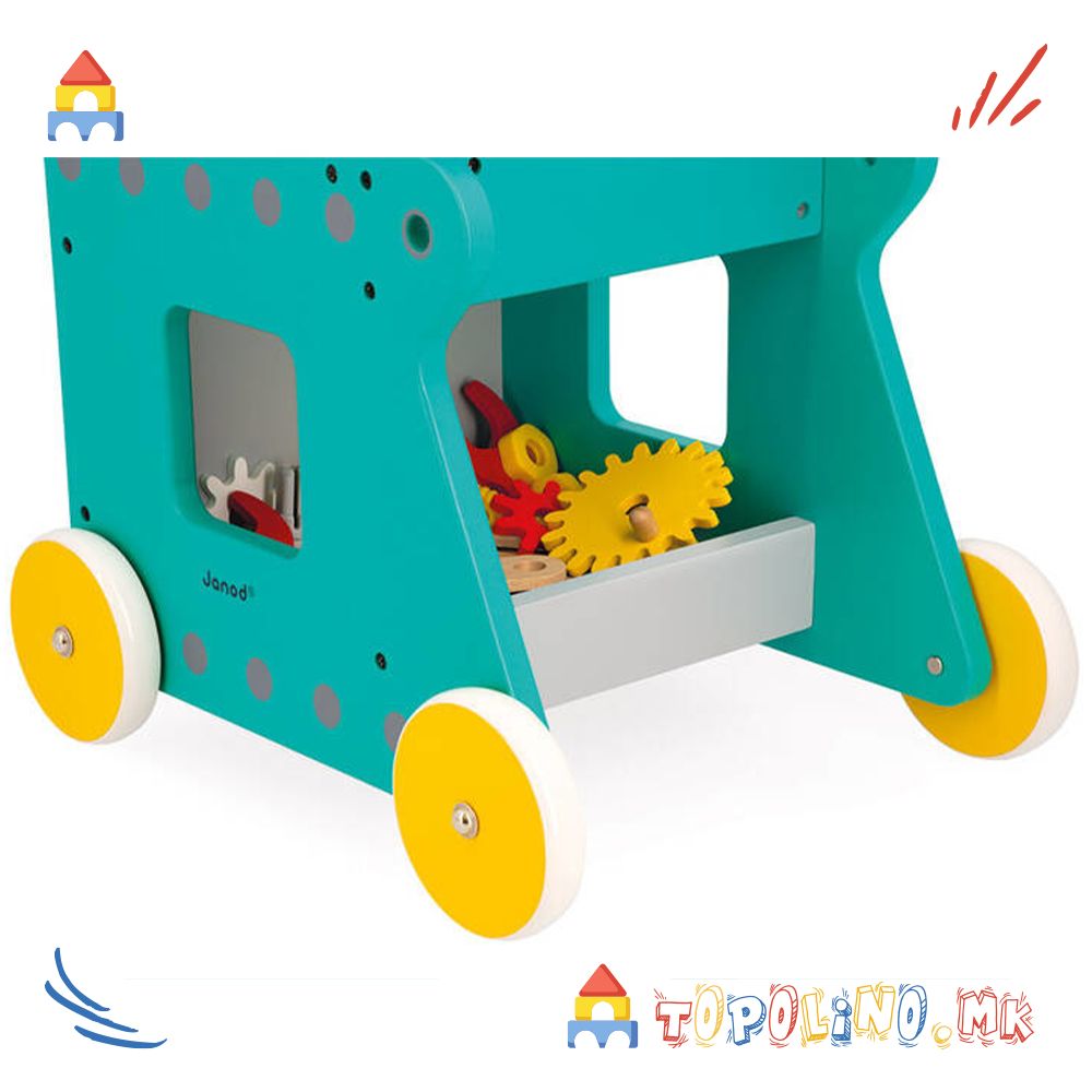 Количка за Алат Робот BricoKids - Janod - Image 5