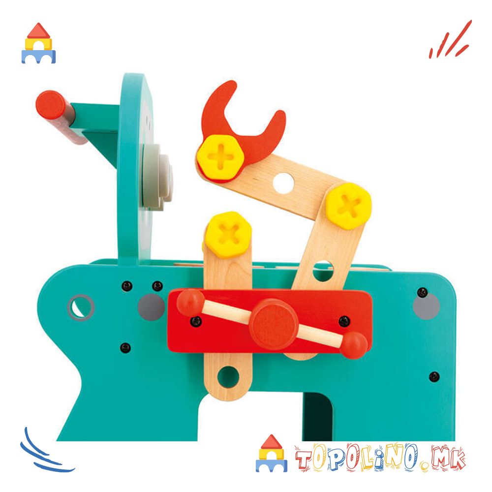 Количка за Алат Робот BricoKids - Janod - Image 6