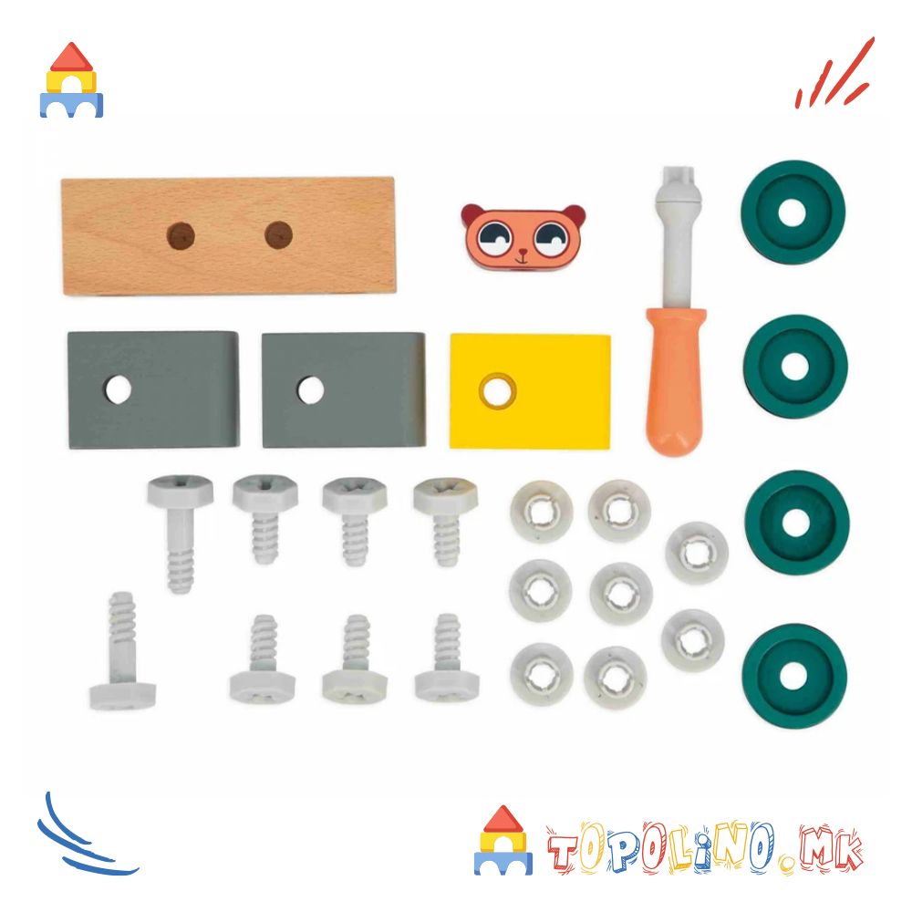 Автомобил Маче Направи Сам BricoKids - Janod - Image 5