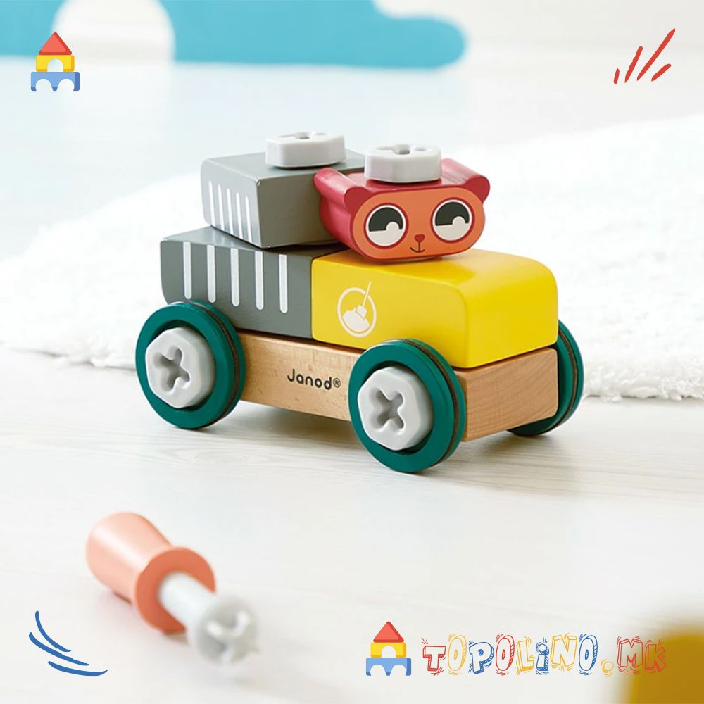 Автомобил Маче Направи Сам BricoKids - Janod