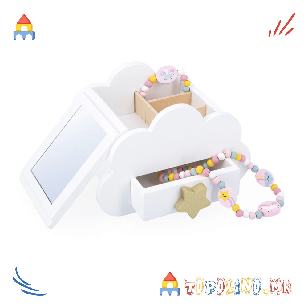 Дрвена Кутија за Накит Еднорог - Janod - Image 2