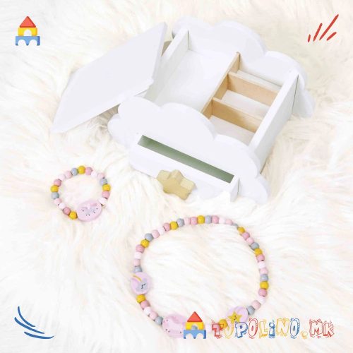 Дрвена Кутија за Накит Еднорог - Janod