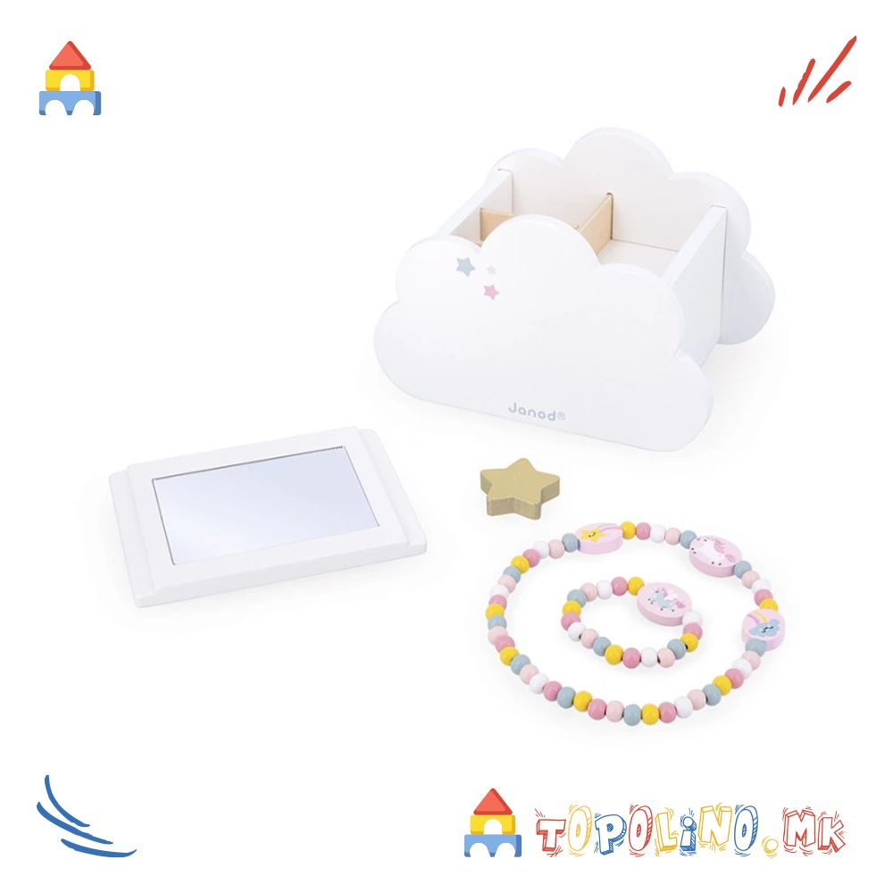 Дрвена Кутија за Накит Еднорог - Janod - Image 3