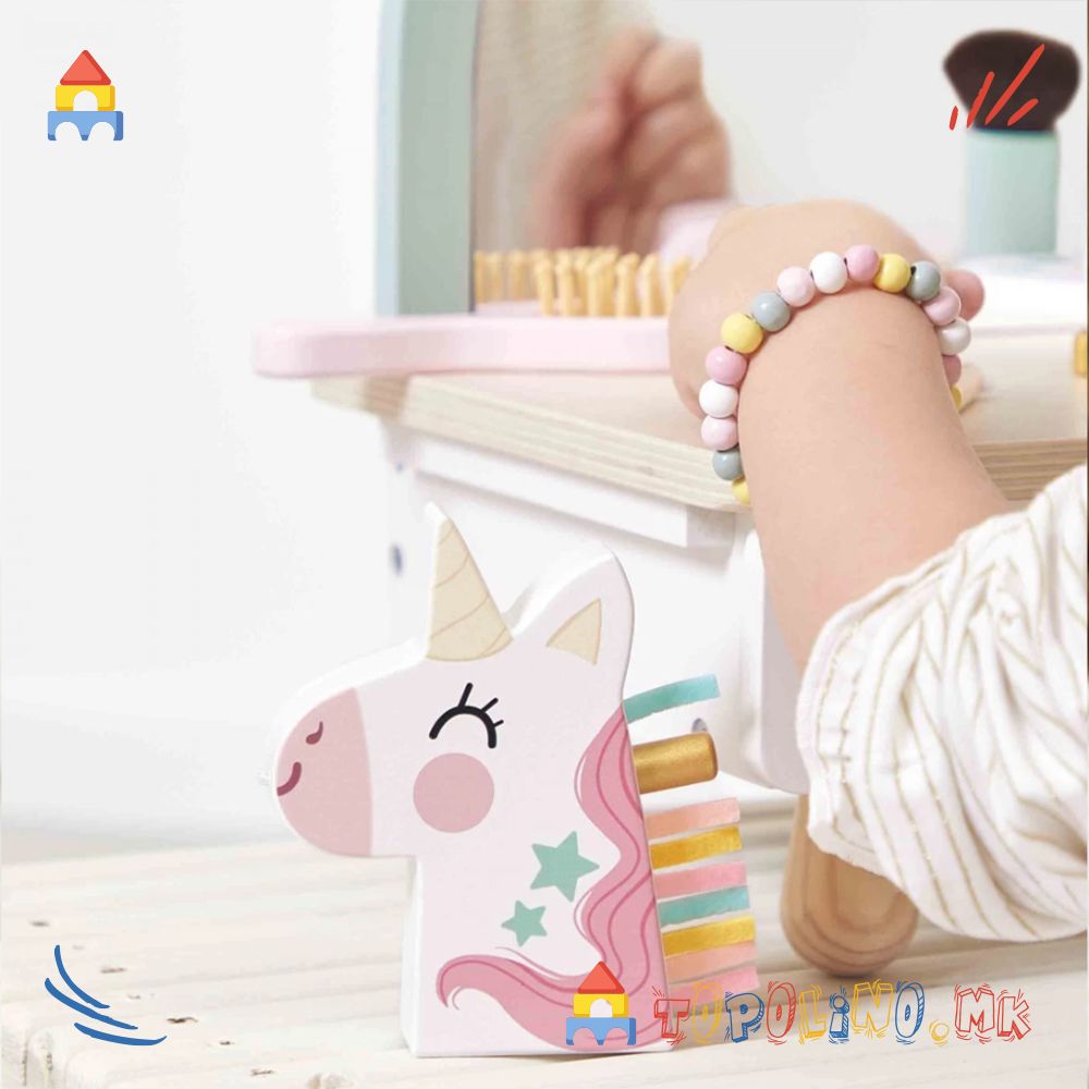 Масичка за Шминкање Еднорог - Janod - Image 3