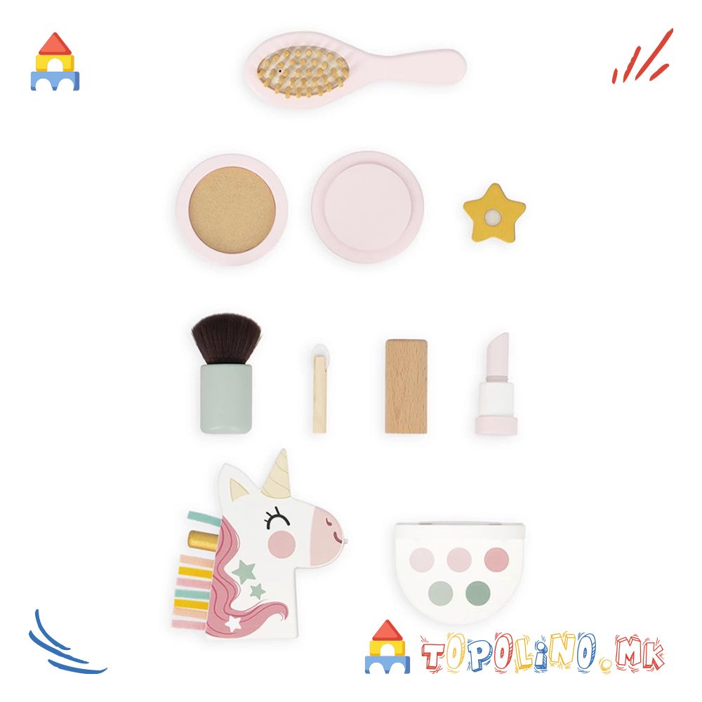 Масичка за Шминкање Еднорог - Janod - Image 6