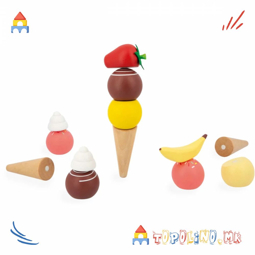 Штанд за Сладолед - Janod - Image 5